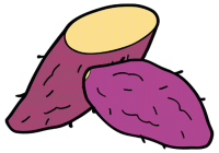 さつまいもの茶巾絞り