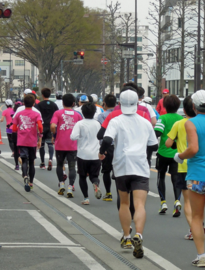 第23回熊谷さくらマラソン大会観戦！